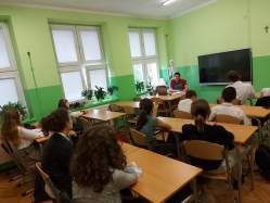 Rys. Spotkanie z Prezesem Oddziału PTTK