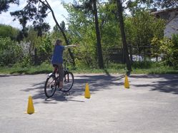 Kl. IV zdaje na kartę rowerową