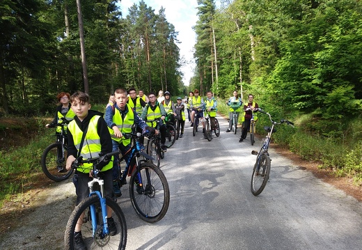 Wycieczka rowerowa kl. V - 14.06.2022r.