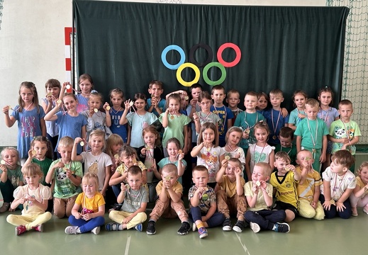 Mini Olimpiada Sportowa Przedszkolaków.